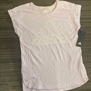 Adidas Soft Purple Girls T-shirt with Logo